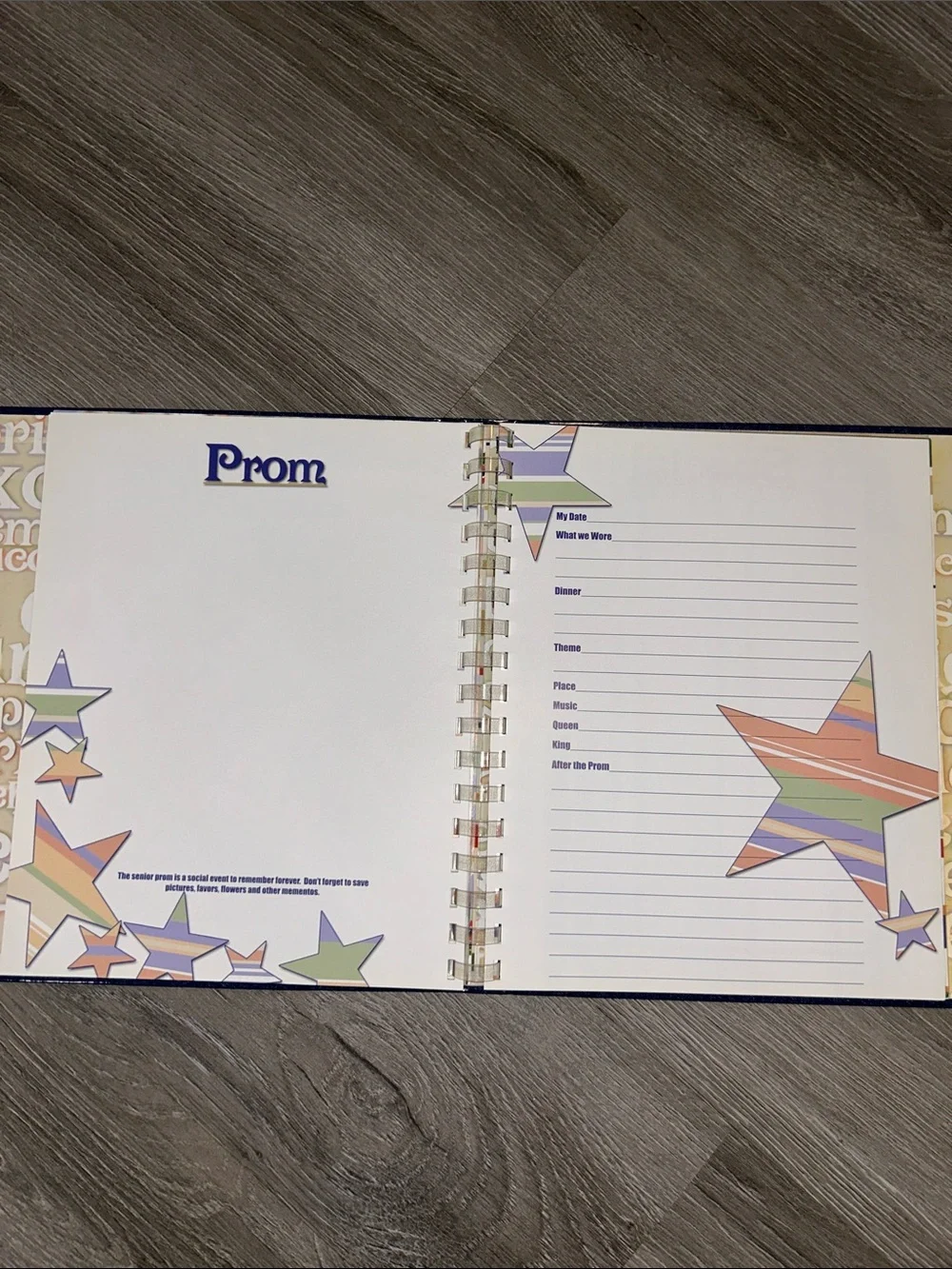 NEW- Senior Year Memory Book